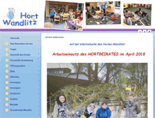 Tablet Screenshot of hort-wandlitz.de